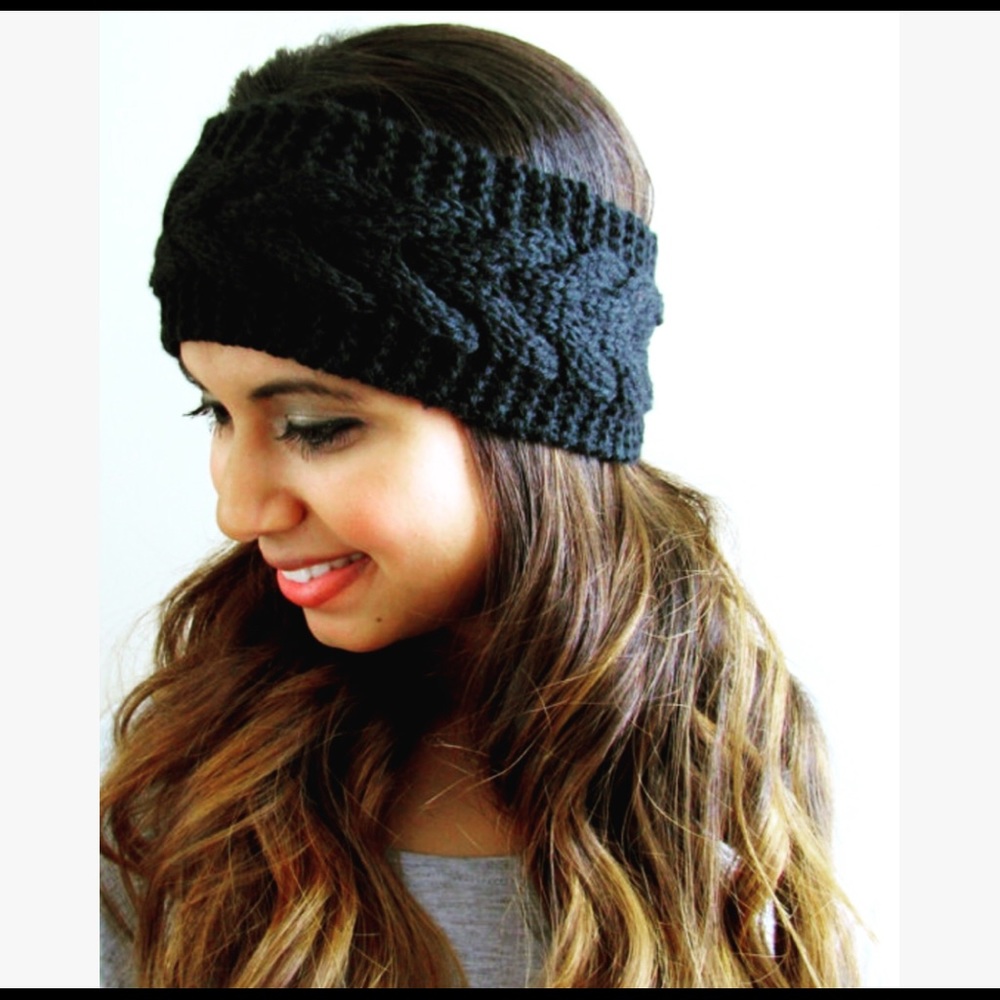 Final Sale-Gorgeous Crochet Knit Ear Warmers